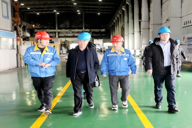 2024年 1月30日，浙江省经信厅机关党委二级巡视员孙自强莅临亚投娱乐纸业发展岁末岁首安全出产督导